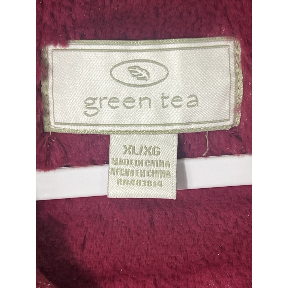 Women's Jacket, Size XL Convertible Collar Zip-Up Black, By Green Tea - Picture 3 of 11